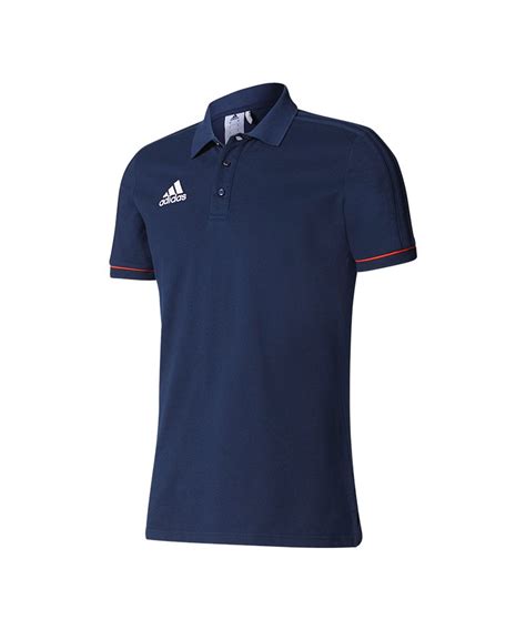 adidas tiro 17 poloshirt dunkelblau rot xxl